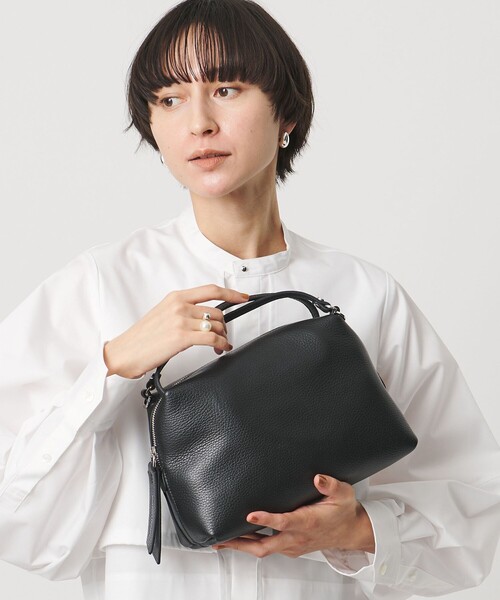 GIANNI CHIARINI(ジャンニ キアリーニ)の「<GIANNI CHIARINI>ALIFA M バッグ 25FW(ショルダーバッグ・レディース・ブラック/ベージュ/ナチュラル・FREE)」の6枚目の写真