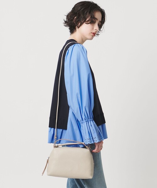 GIANNI CHIARINI(ジャンニ キアリーニ)の「<GIANNI CHIARINI>ALIFA M バッグ 25FW(ショルダーバッグ・レディース・ブラック/ベージュ/ナチュラル・FREE)」の8枚目の写真