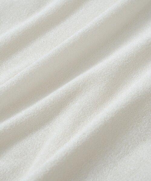 RIVE DROITE(リヴドロワ)の「【こなれ感抜群】シアーベロア5分袖Tee(Tシャツ/カットソー・レディース・オフホワイト/グレー/ブラック・FREE)」の11枚目の写真