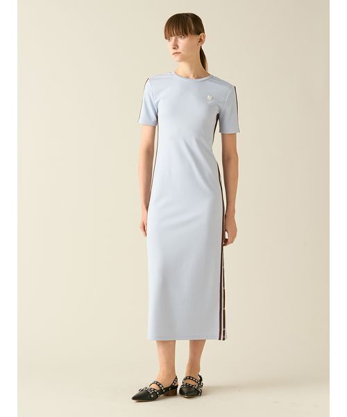 FURFUR（ファーファー）の「リボンロゴラインカットワンピース（ワンピース・レディース・ネイビー/レッド/ライトブルー・F）」の7枚目の写真