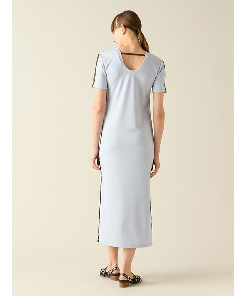 FURFUR（ファーファー）の「リボンロゴラインカットワンピース（ワンピース・レディース・ネイビー/レッド/ライトブルー・F）」の8枚目の写真