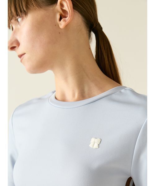 FURFUR（ファーファー）の「リボンロゴラインカットワンピース（ワンピース・レディース・ネイビー/レッド/ライトブルー・F）」の11枚目の写真