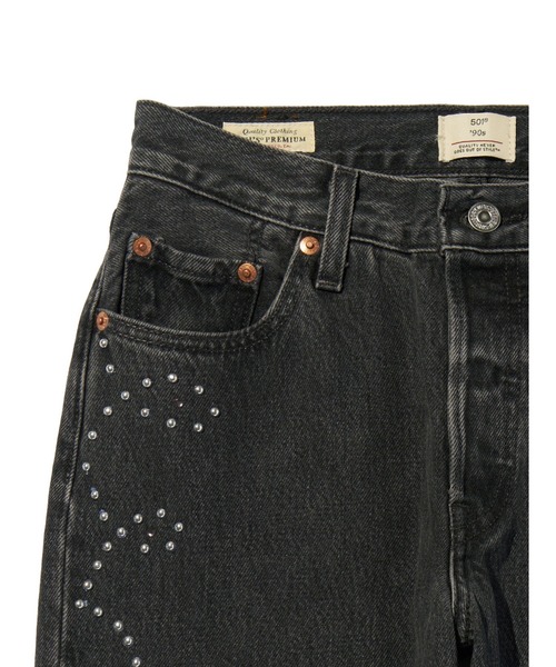 Levi's(リーバイス)の「Levi's/リーバイス 501(R) '90s ジーンズ(デニムパンツ・レディース・ブラック・23inch/24inch/25inch/26inch/27inch/28inch)」の5枚目の写真