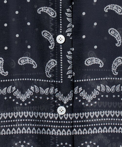 UNITED ARROWS★新品★オーガンジー プリントシャツ UNITED ARROWS ブラウス シャツ オーガンジー プリントシャツ