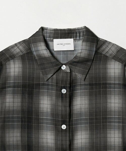 UNITED ARROWS（ユナイテッドアローズ）の「オーガンジー プリント シャツ ‐ウォッシャブル‐（シャツ/ブラウス・レディース・その他2/その他3/その他1・FREE）」の7枚目の写真