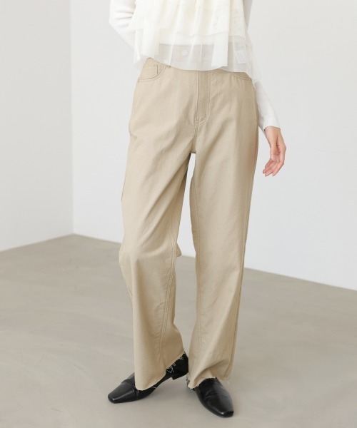 Bab（バブ）の「【セットアップ対応可】【サイズ展開あり】ドットダメージパンツ（その他パンツ・レディース・ベージュ/インディゴブルー/ブラック・S/M/L）」の3枚目の写真