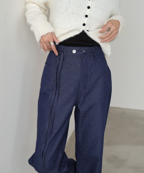 Bab（バブ）の「【セットアップ対応可】【サイズ展開あり】ドットダメージパンツ（その他パンツ・レディース・ベージュ/インディゴブルー/ブラック・S/M/L）」の10枚目の写真