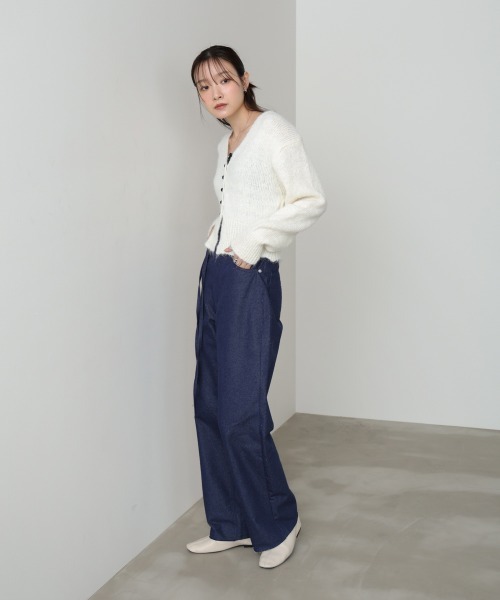 Bab（バブ）の「【セットアップ対応可】【サイズ展開あり】ドットダメージパンツ（その他パンツ・レディース・ベージュ/インディゴブルー/ブラック・S/M/L）」の11枚目の写真