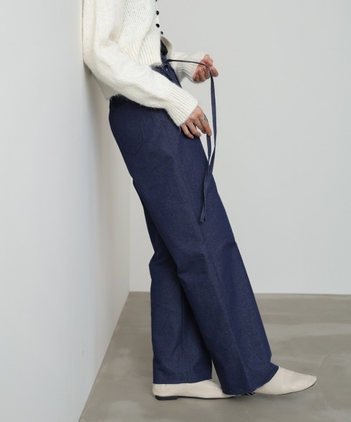 Bab（バブ）の「【セットアップ対応可】【サイズ展開あり】ドットダメージパンツ（その他パンツ・レディース・ベージュ/インディゴブルー/ブラック・S/M/L）」の12枚目の写真