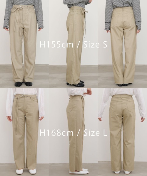 Bab（バブ）の「【セットアップ対応可】【サイズ展開あり】ドットダメージパンツ（その他パンツ・レディース・ベージュ/インディゴブルー/ブラック・S/M/L）」の20枚目の写真