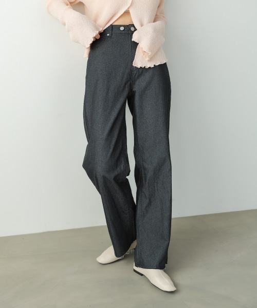 Bab(バブ)の「【セットアップ対応可】【サイズ展開あり】ドットダメージパンツ(その他パンツ・レディース・ベージュ/インディゴブルー/ブラック・S/M/L)」の22枚目の写真
