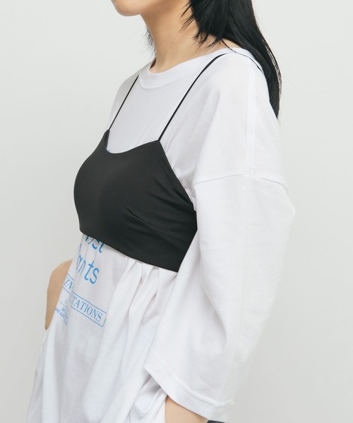 KBF（ケイビーエフ）の「シャーリングブラトップ（ブラジャー・レディース・アイボリー/ブラック・ONE）」の20枚目の写真