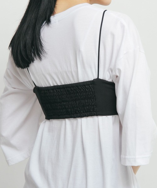 KBF（ケイビーエフ）の「シャーリングブラトップ（ブラジャー・レディース・アイボリー/ブラック・ONE）」の21枚目の写真