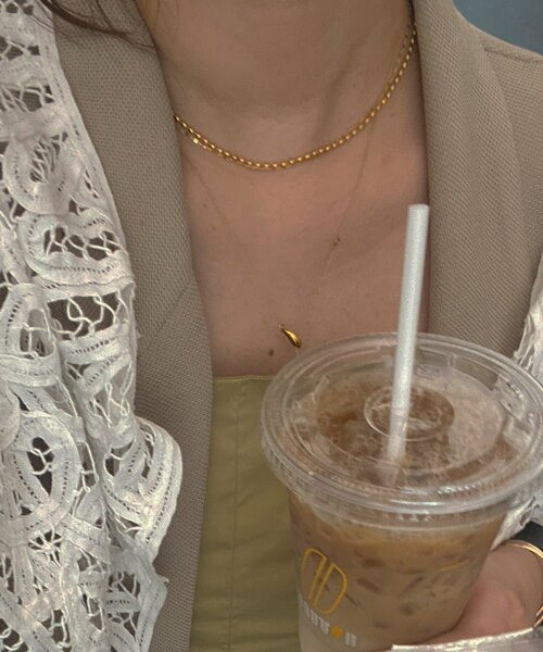 DouDou（ドゥドゥ）の「【インフルエンサー SAKURA企画】アレルギー対応 マンテルチェーンネックレス（ネックレス・レディース・シルバー/ゴールド・FREE）」の10枚目の写真