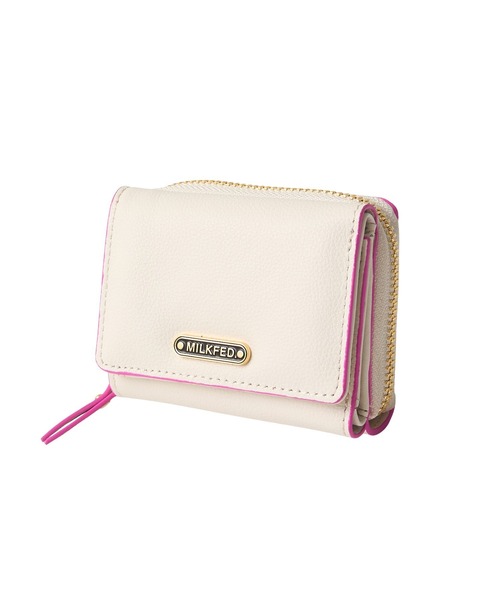 MILKFED.（ミルクフェド）の「LOGO TRIFOLD LEATHER WALLET（財布・レディース・ブラウン/ブラック/オフホワイト・ONE SIZE）」の11枚目の写真