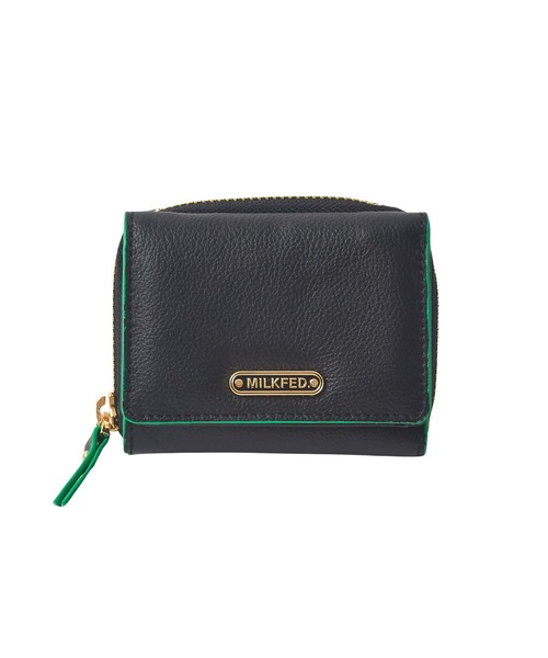 MILKFED.（ミルクフェド）の「LOGO TRIFOLD LEATHER WALLET（財布・レディース・ブラウン/ブラック/オフホワイト・ONE SIZE）」の14枚目の写真