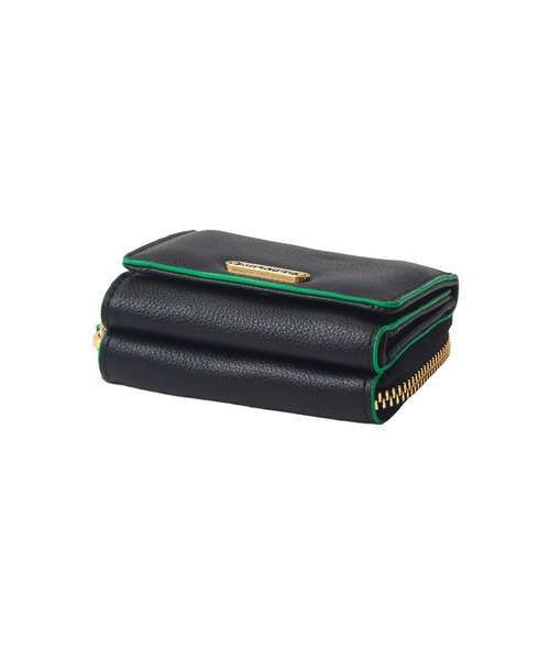 MILKFED.（ミルクフェド）の「LOGO TRIFOLD LEATHER WALLET（財布・レディース・ブラウン/ブラック/オフホワイト・ONE SIZE）」の5枚目の写真