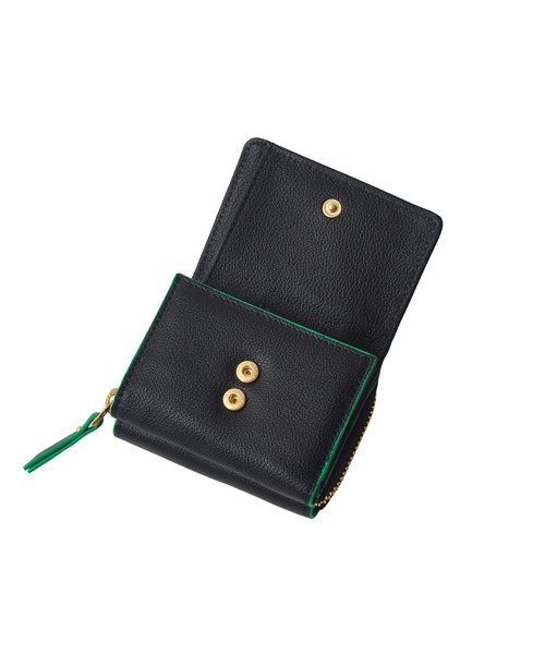 MILKFED.（ミルクフェド）の「LOGO TRIFOLD LEATHER WALLET（財布・レディース・ブラウン/ブラック/オフホワイト・ONE SIZE）」の12枚目の写真