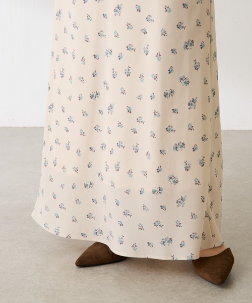 COLLAGE GALLARDAGALANTE（コラージュガリャルダガランテ）の「小花柄マーメイドスカート（スカート・レディース・ブラウン/アイボリー・FREE）」の15枚目の写真