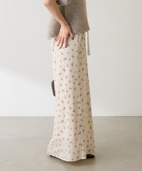 COLLAGE GALLARDAGALANTE（コラージュガリャルダガランテ）の「小花柄マーメイドスカート（スカート・レディース・ブラウン/アイボリー・FREE）」の21枚目の写真