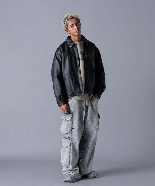 DankeSchon/ダンケシェーン/AGING COWHIDE LEATHER JACKET（ブルゾン