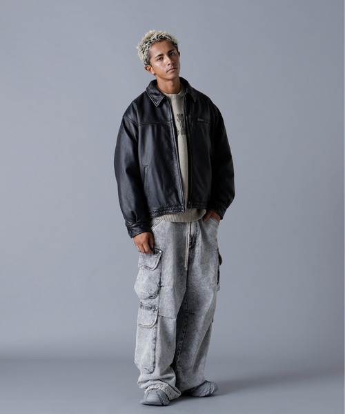 DankeSchon/ダンケシェーン/AGING COWHIDE LEATHER JACKET（ブルゾン