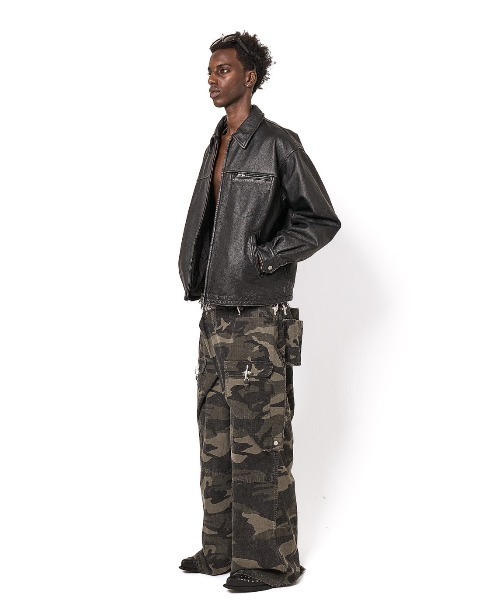 DankeSchon/ダンケシェーン/AGING COWHIDE LEATHER JACKET（ブルゾン