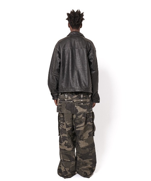 DANKE SCHON（ダンケシェーン）の「DankeSchon/ダンケシェーン/AGING COWHIDE LEATHER JACKET（ブルゾン・メンズ・ブラウン/ブラック・M/L）」の22枚目の写真