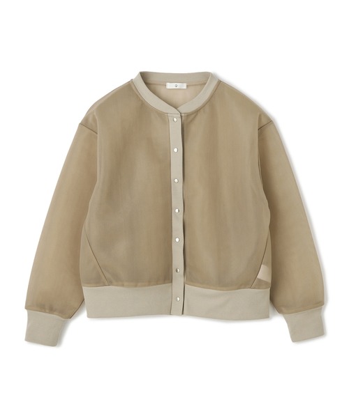 CROSS FUNCTION（クロスファンクション）の「《マシンウォッシャブル》エブ楽 シアースナップボタンカーディガン【CROSS FUNCTION/クロスファンクション】（カーディガン/ボレロ・レディース・チャコールグレー/ベージュ・LL/M/L）」の4枚目の写真