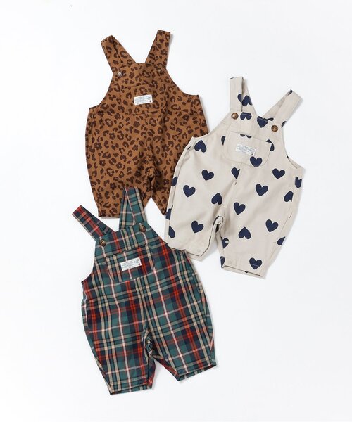BREEZE（ブリーズ）の「【リンク】ベビーシェフサロペット（その他ベビーウェア・キッズ・キナリ/チェック/ブラウン・80/70）」の4枚目の写真