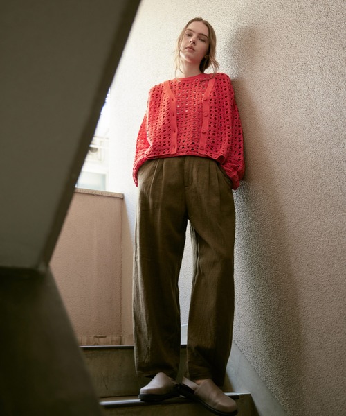 RNA-N(アールエヌエーエヌ)の「R4372 プリペラタックコクーンパンツ(その他パンツ・レディース・ダークブラウン/オリーブ/スミクロ・FREE)」の17枚目の写真