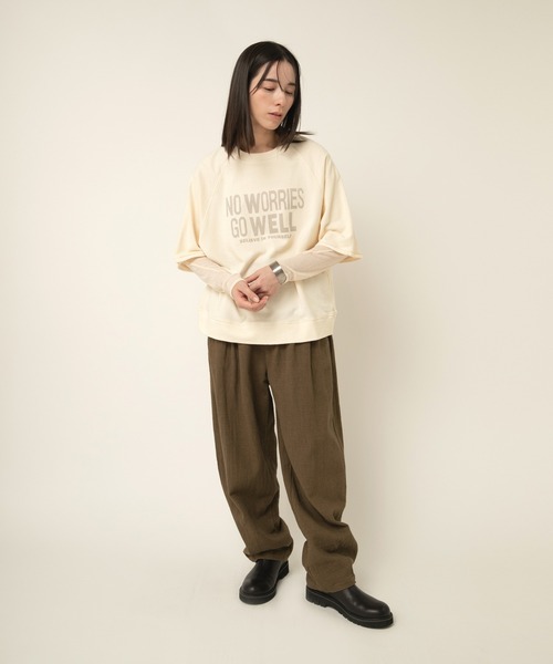 RNA-N(アールエヌエーエヌ)の「R4372 プリペラタックコクーンパンツ(その他パンツ・レディース・ダークブラウン/オリーブ/スミクロ・FREE)」の9枚目の写真