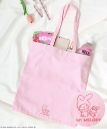 sanrio（サンリオ）の「sanrio（サンリオ）キャラクターワンポイント刺繍キャンバストートバッグ/クロミ/ハンギョドン/シナモロール/マイメロディ/ハローキティ（トートバッグ）」