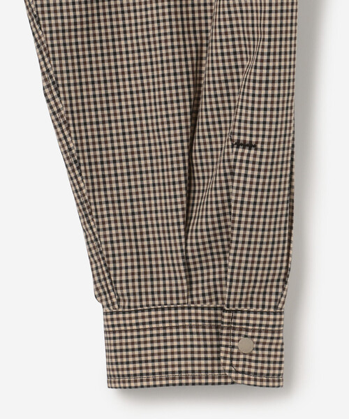 DANTON(ダントン)の「DANTON | プランサーボタン シャツワンピース PLAID WOMEN(シャツワンピース・レディース・ブルー系その他5/ベージュ系その他・36)」の10枚目の写真