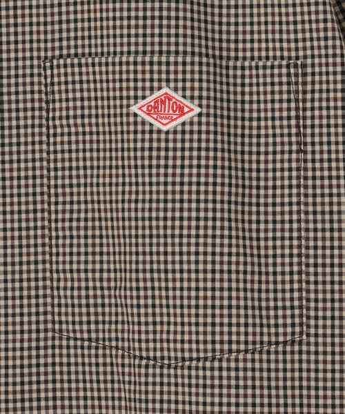 DANTON(ダントン)の「DANTON | プランサーボタン シャツワンピース PLAID WOMEN(シャツワンピース・レディース・ブルー系その他5/ベージュ系その他・36)」の12枚目の写真