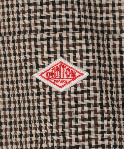 DANTON(ダントン)の「DANTON | プランサーボタン シャツワンピース PLAID WOMEN(シャツワンピース・レディース・ブルー系その他5/ベージュ系その他・36)」の15枚目の写真