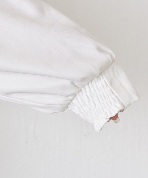 Jena espace merveilleux（ジェナ　エスパスメルヴェイユ）の「《さわ企画》【セレモニー/WEB限サイズあり】ペプラムブラウス（シャツ/ブラウス・レディース・ブラック/オフホワイト・FREE/0）」の19枚目の写真