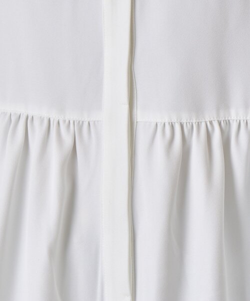 Jena espace merveilleux（ジェナ　エスパスメルヴェイユ）の「《さわ企画》【セレモニー/WEB限サイズあり】ペプラムブラウス（シャツ/ブラウス・レディース・ブラック/オフホワイト・FREE/0）」の22枚目の写真