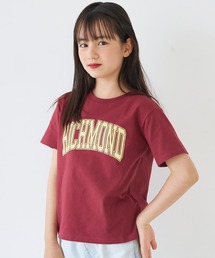 coca（coca）（コカ）の「キッズ　親子お揃いサイドスリットプリントTシャツ（Tシャツ/カットソー・キッズ）」