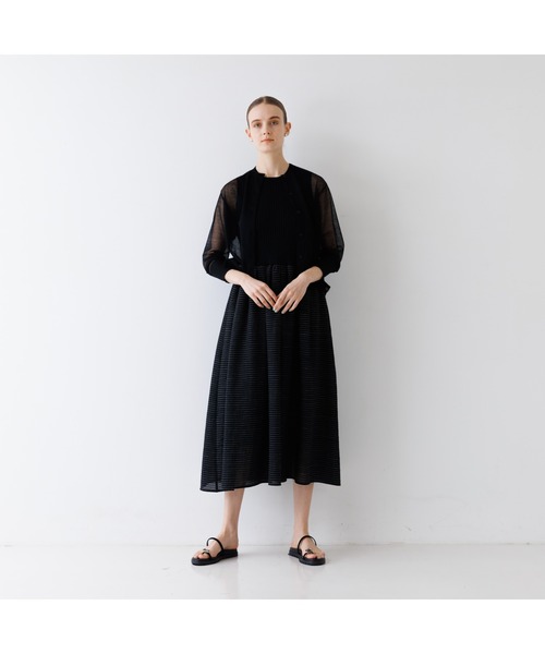 デザインワークス★シアーコンビワンピース セール】シアーコンビワンピース（ワンピース）｜DESIGNWORKS