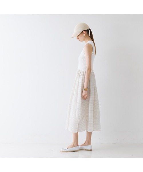 DESIGNWORKS(デザインワークス)の「シアーコンビワンピース(ワンピース・レディース・ブラック・38)」の9枚目の写真