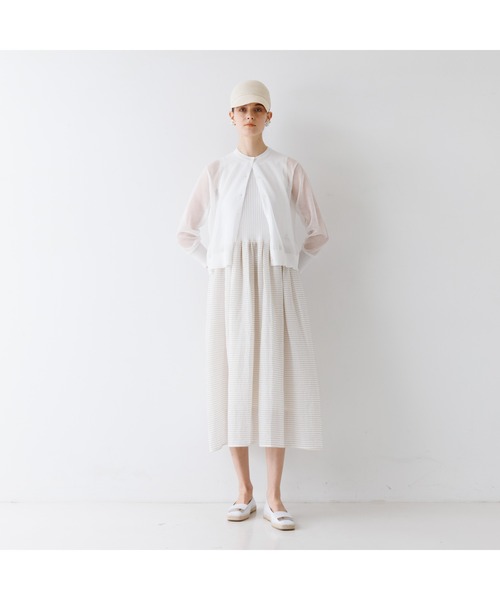 DESIGNWORKS(デザインワークス)の「シアーコンビワンピース(ワンピース・レディース・ブラック・38)」の3枚目の写真