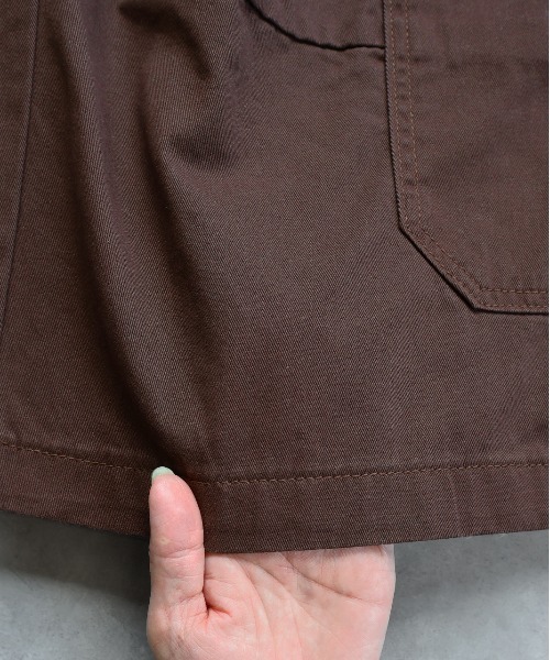 ad thie(アドティエ)の「ベルト付き カーゴハーフパンツ(カーゴパンツ・レディース・カーキ/ダークブラウン・FREE)」の7枚目の写真