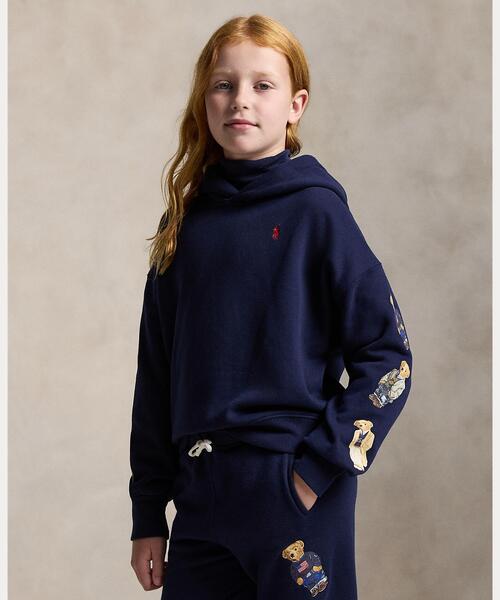 極美品 POLO Ralph Lauren ポロベア パーカー フーディー 紺色 Polo ベア フリース フーディ（パーカー）｜POLO RALPH LAUREN
