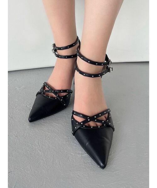 resexxyパンプス RESEXXY 2ラインパンプス ミックス -ファッション通販 FASHION