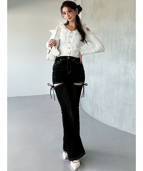 RESEXXY（リゼクシー）の「スタッズポイントパンプス（パンプス・レディース・ブラック/アイボリー・SMALL/MEDIUM/LARGE）」の14枚目の写真