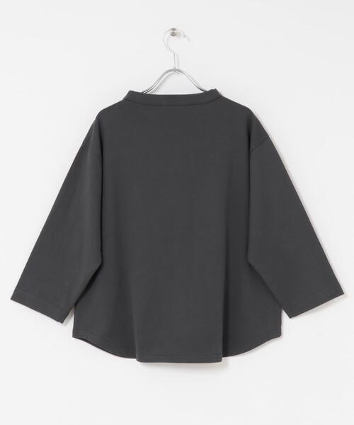 FORK&SPOON(フォークアンドスプーン)の「FORK&SPOON ボトルネック8分袖Tシャツ(Tシャツ/カットソー・レディース・オフホワイト/チャコールグレー/ベージュ系その他・1)」の13枚目の写真