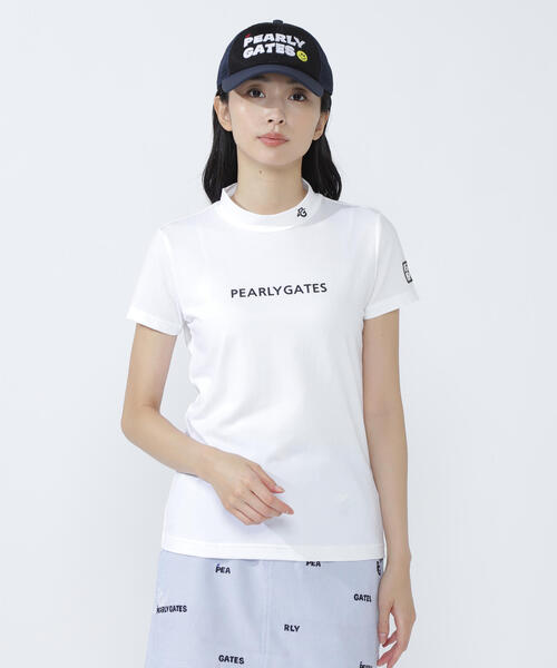 PEARLY GATES(パーリーゲイツ)の「【PEARLY GATES】フルダルポリエステルベアワッフルカットソー(Tシャツ/カットソー・レディース・ネイビー/グリーン系その他4・MEDIUM)」の3枚目の写真