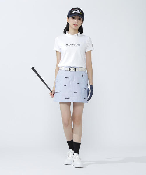 PEARLY GATES(パーリーゲイツ)の「【PEARLY GATES】フルダルポリエステルベアワッフルカットソー(Tシャツ/カットソー・レディース・ネイビー/グリーン系その他4・MEDIUM)」の5枚目の写真
