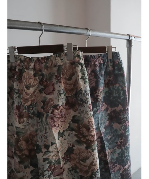 予約】ビッグフラワーJQ イージーパンツ | NOMBRE IMPAIR